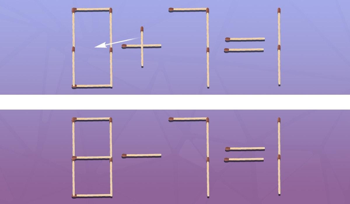 Необходимо е да преместите един мач, за да бъде равенството правилно: бърз IQ тест Трябва да преместите едно съвпадение, за да направите равенството правилно: бърз тест за интелигентност