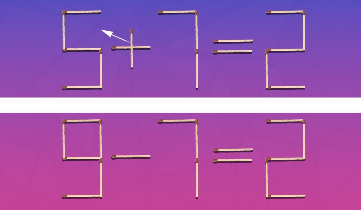 Трябва да пренаредите едно съвпадение и равенството става правилно: тест за интелигентност