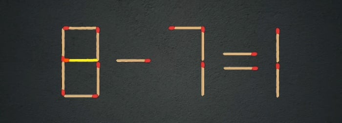 Сложен математически пъзел: само гениите ще намерят решението Труден математически пъзел с клечки за зъби: само гениите ще намерят решението