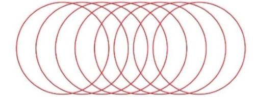 Предизвикателен пъзел - колко кръга има / снимка в Instagram