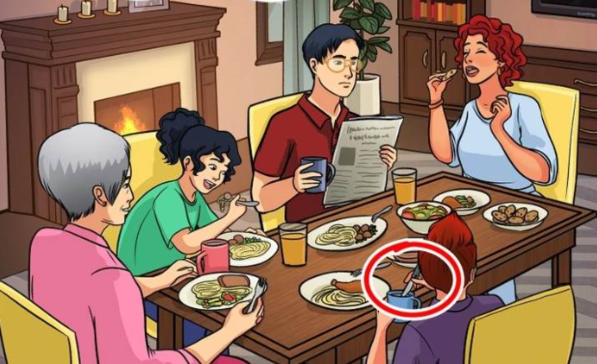 Момче, което разбърква напитка с нож - това е грешка / Bright Side рисунка Момче, което разбърква напитка с нож, е грешка / Bright Side drawing