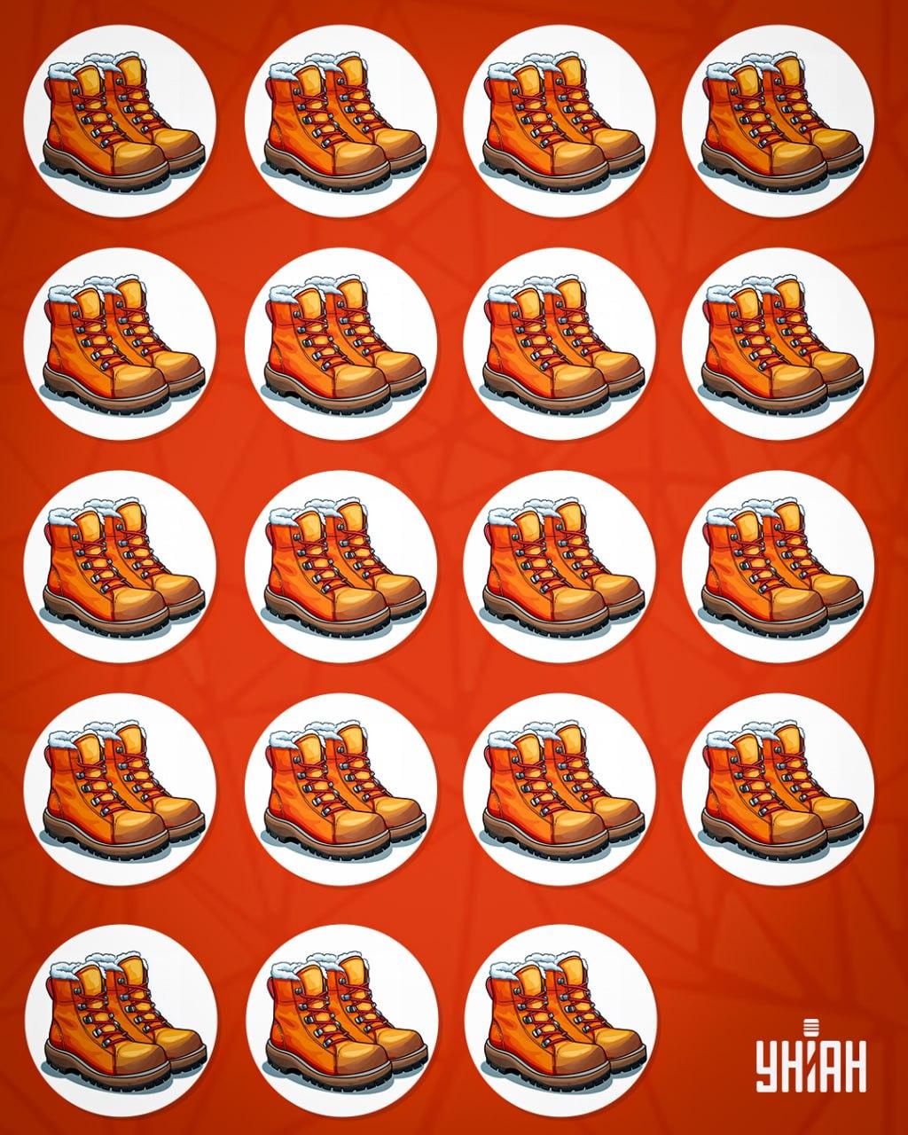 Открийте странен чифт обувки за по-малко от 10 секунди / колаж на УНИАН