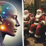 Открийте жена сред Дядо Мраз за 5 секунди: бърз IQ тест Открийте жена сред Дядо Мраз за 5 секунди: бърз IQ