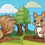 Супер IQ тест: открийте 3 разлики в снимка на катерица