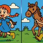 Тест за интелигентност: намерете 3 разлики в снимката на момиче с кон за 39 s Тест за интелигентност: намерете 3 разлики в снимката на момиче