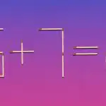 Трябва да преместите един мач и равенството става правилно: тест