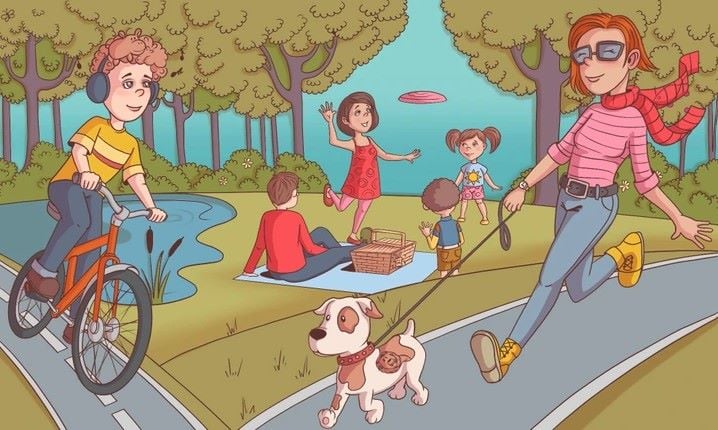 Оптична илюзия с обрат: само гений може да намери хипопотам в парка за 15 секунди