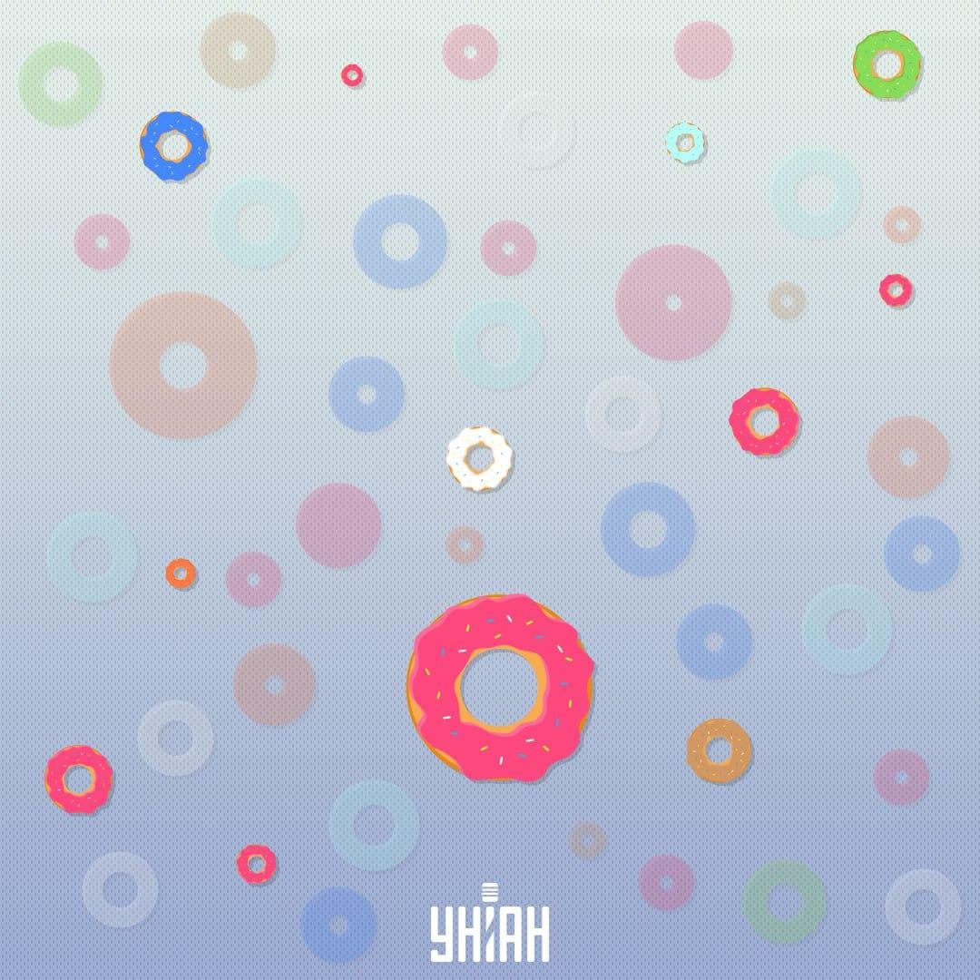 На снимката имаше десерти с различни цветове / колаж на УНИАН